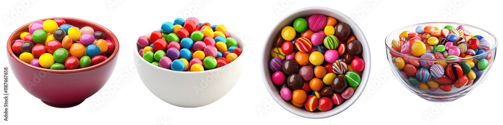 Colorful candies in a bowl Colorful candies in a bowl