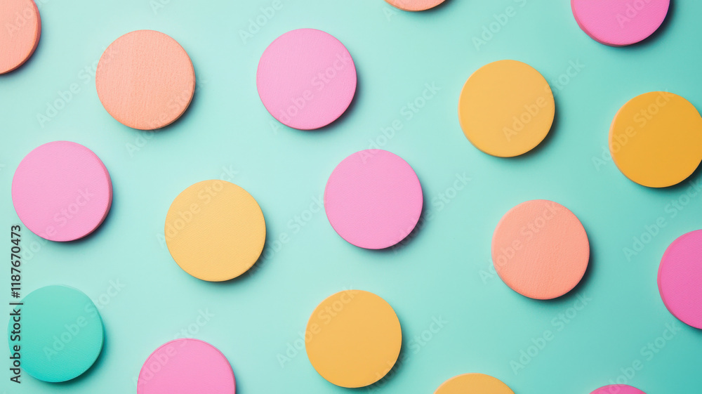 Playful Pastel Polka Dots. Cheerful colors on pastel base in a fun polka dot pattern. Joyful & lighthearted. Vibrant & colorful design Playful Pastel Polka Dots. Cheerful colors on pastel base in a fun polka dot pattern. Joyful & lighthearted. Vibrant & colorful design
