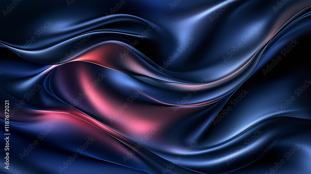 Obraz premium Abstract Line Design with Vivid Colors on Isolated Background