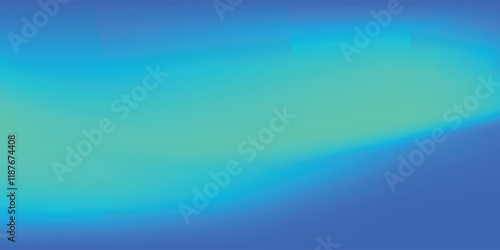 Abstract modern blue background of gradient mesh. Blurred abstract colored aurora sky background.