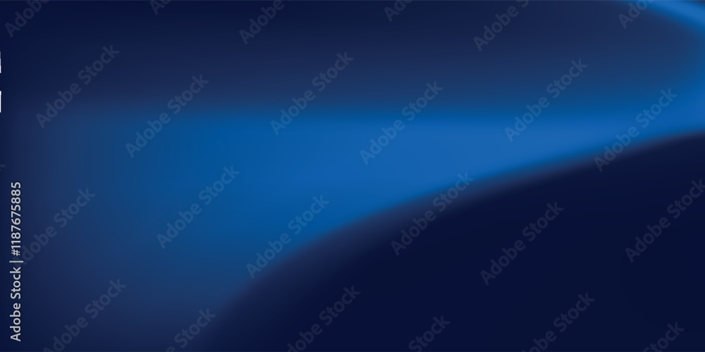 Obraz premium Gradient blue abstract background with a soft curve and smooth lighting. vector eps10
