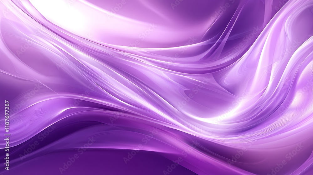 Abstract Purple and White Swirling Waves Design Abstract Purple and White Swirling Waves Design