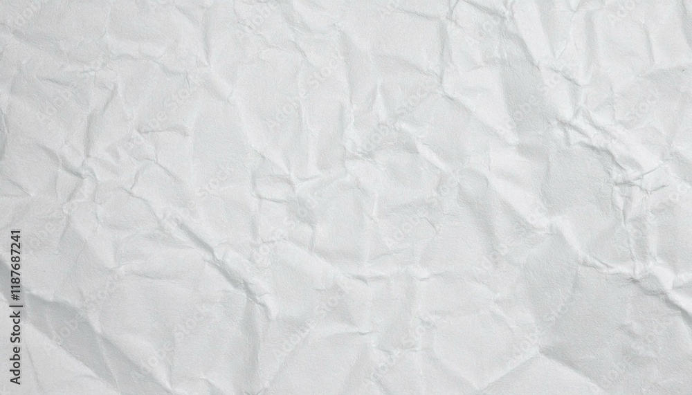 Close-up of crumpled white paper. Texture. Close-up of crumpled white paper. Texture.
