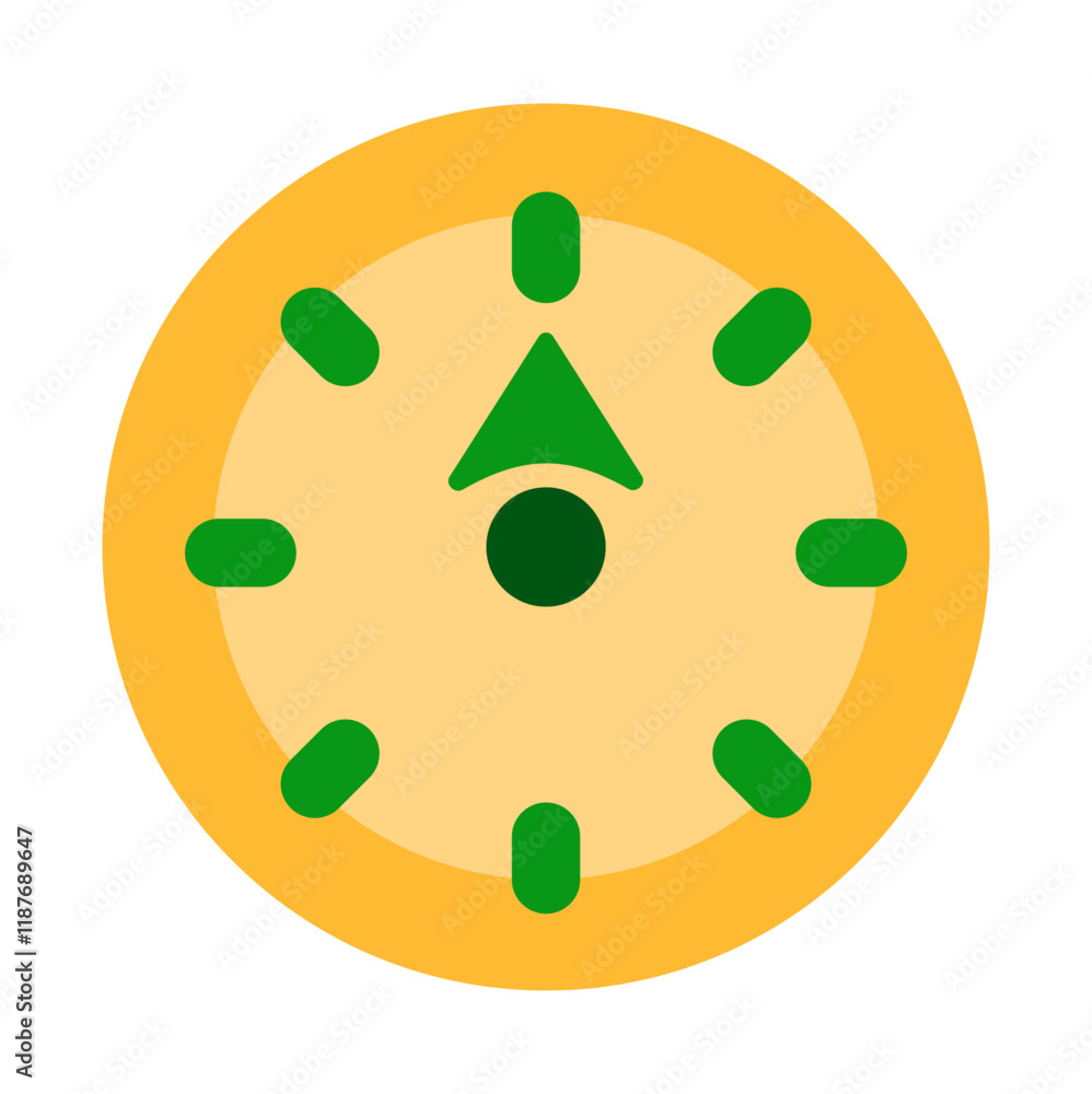 Fototapeta premium compass flat style