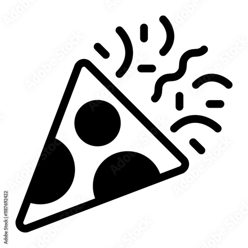 Classic Pepperoni Pizza Slice Icon