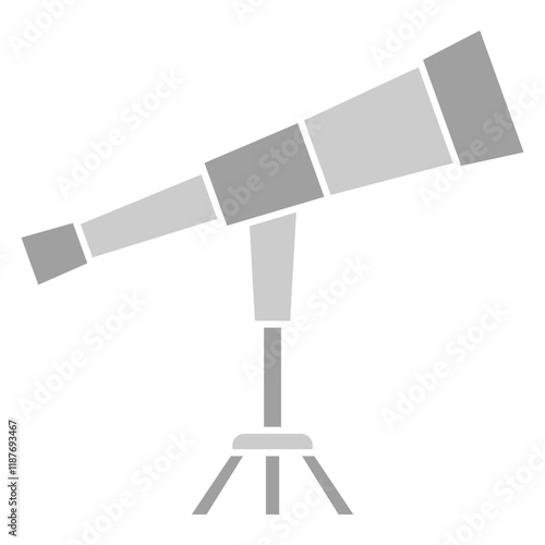 illustration of telescope