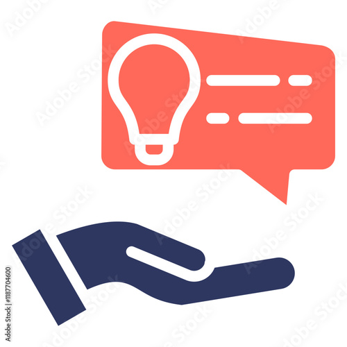 Advice glyph color icon