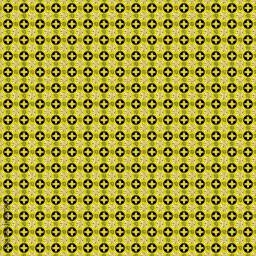 Bold Yellow Geometric Pattern