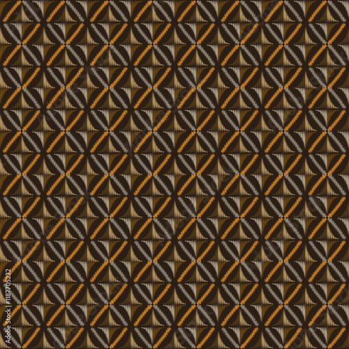 Elegant Brown Geometric Pattern