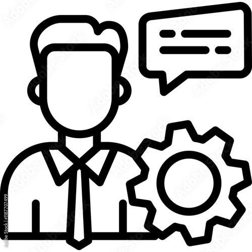 Expertise line icon