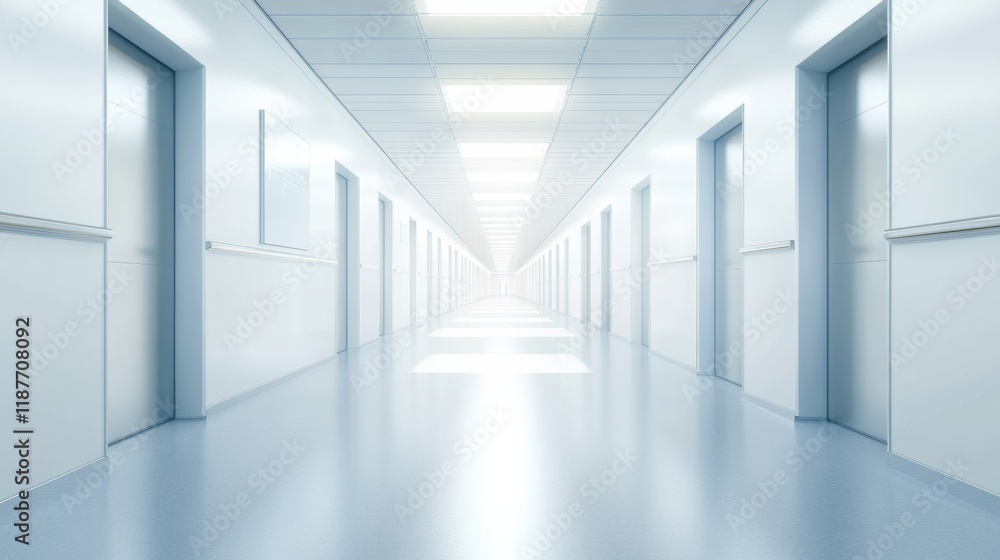 A futuristic white hallway with a glowing light at the end,white hallway with a bright light at the end,Empty white futuristic corridor with a glowing light in the distance A futuristic white hallway with a glowing light at the end,white hallway with a bright light at the end,Empty white futuristic corridor with a glowing light in the distance