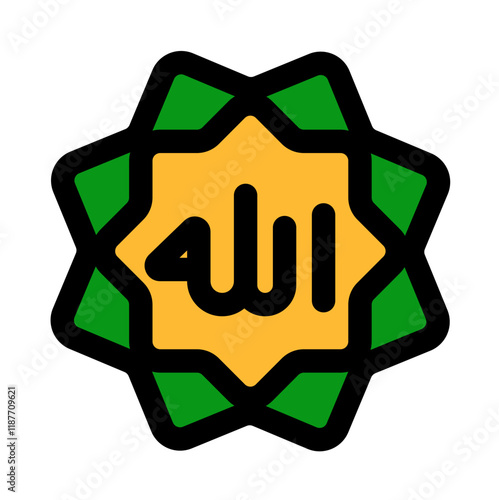 allah fill color style