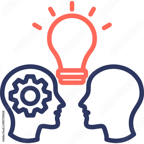 Mentor line color icon