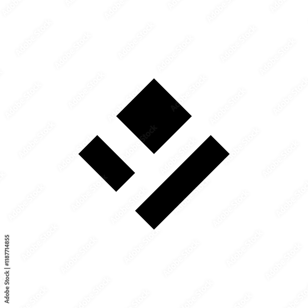 Y logo made with a rectangular box Y logo made with a rectangular box