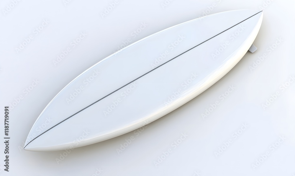 White surfboard isolated on white background. (1) White surfboard isolated on white background. (1)