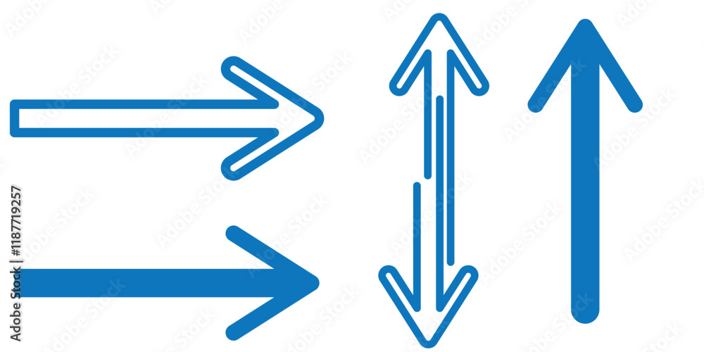 Red large forward or left pointing solid long arrow icon sketched as vector symbol Red large forward or left pointing solid long arrow icon sketched as vector symbol