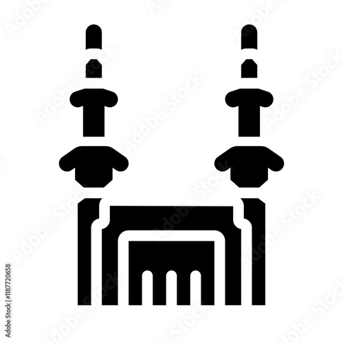 kaaba mecca glyph style