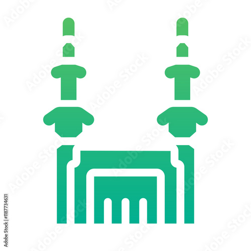 kaaba mecca gradient style