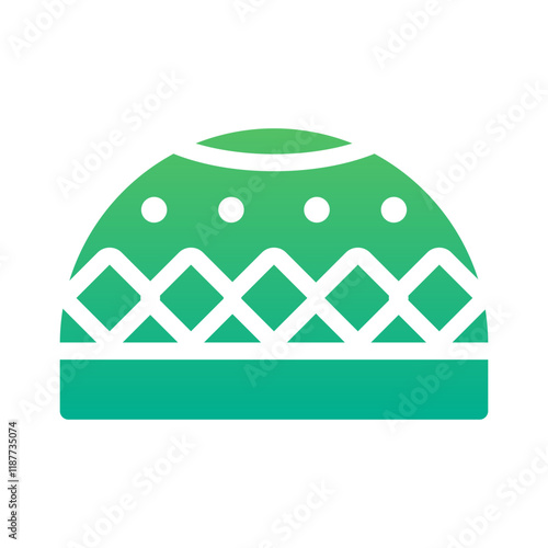 muslim cap gradient style