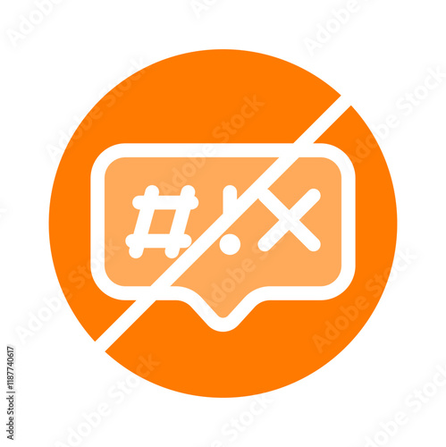 no bad words orange style
