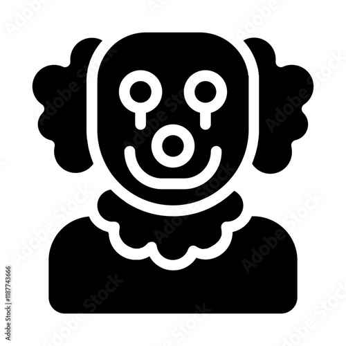 Bloodied Joker Solid Icon