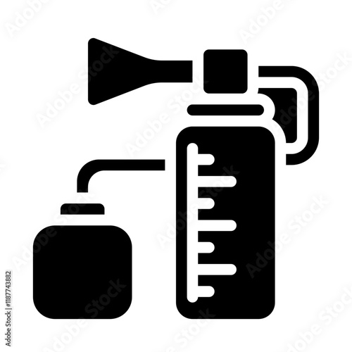Breast Pump Device Solid Icon