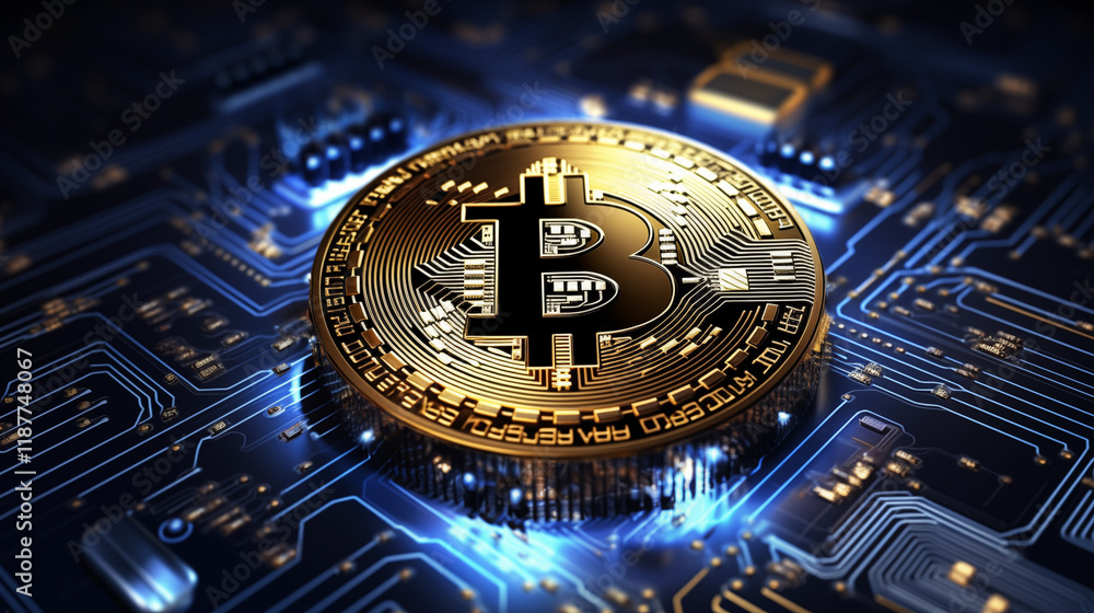 Bitcoin technology concept Bitcoin technology concept