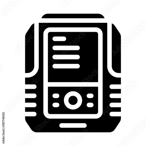 Echo Sounder Solid Icon