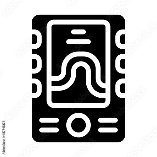 Echo Sounder Solid Icon