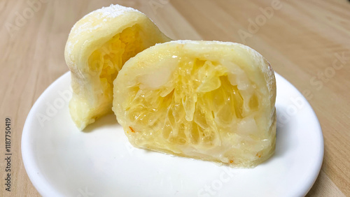 広島名物のはっさく大福