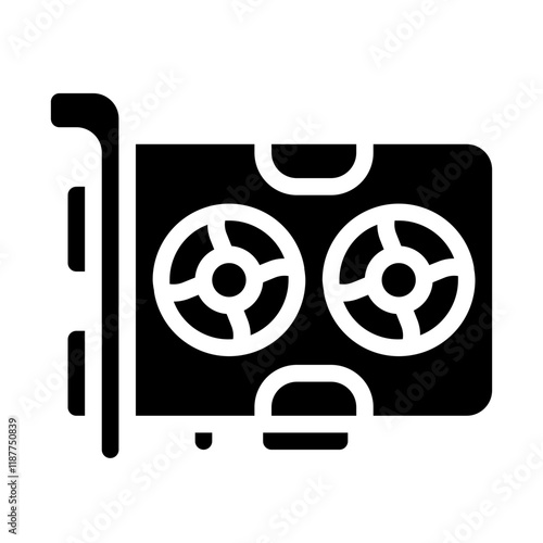 Graphic Card Solid Icon