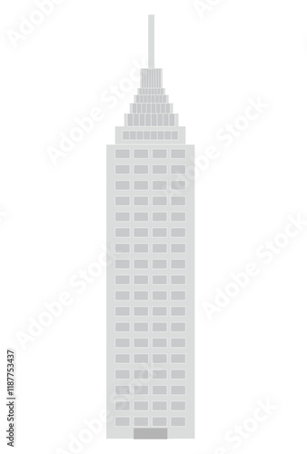 ビル　建物　高層　マンション　アイコン