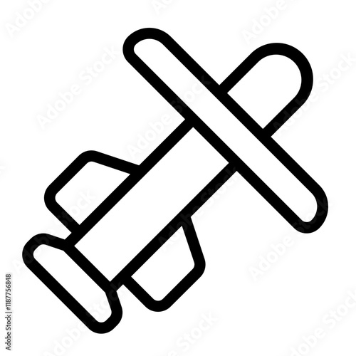 Missile Line Icon
