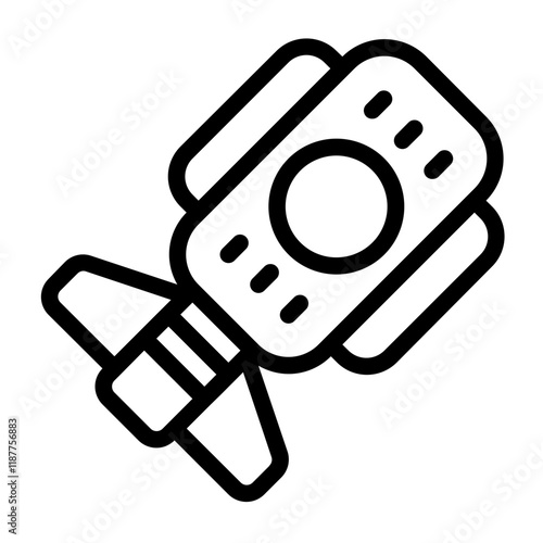 Missile Line Icon