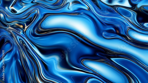 Blue and black marble effect creating stunning visuals