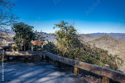 black rock mountain state park, georgia photo