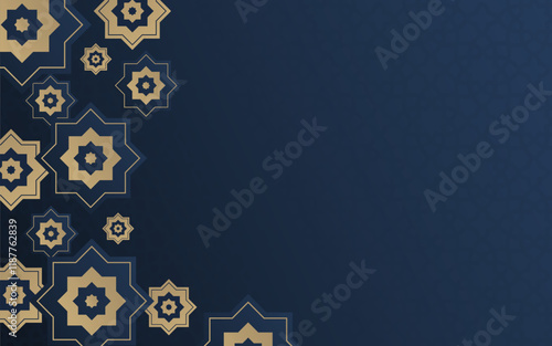 Vector Islamic Ramadan Kareem Background. Festive Background for Islamic Celebration