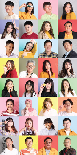 Colorful Diverse Portrait