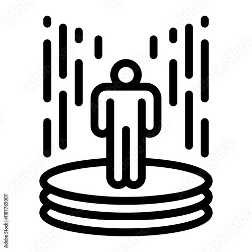 Teleportation Line Icon