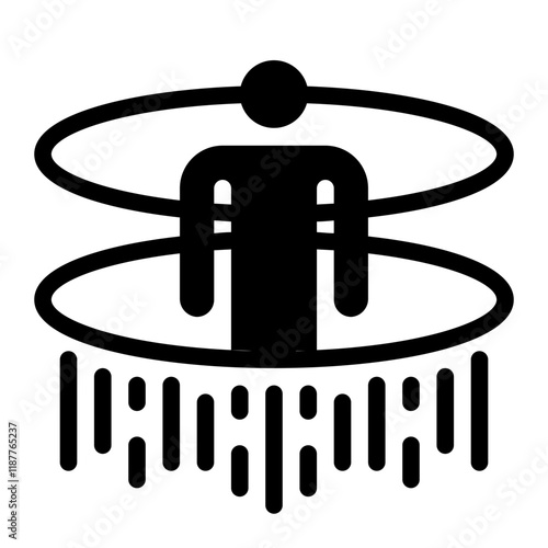 Teleportation Solid Icon