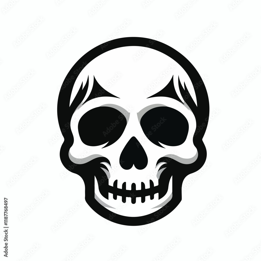 cool skull logo image vector cool skull logo image vector