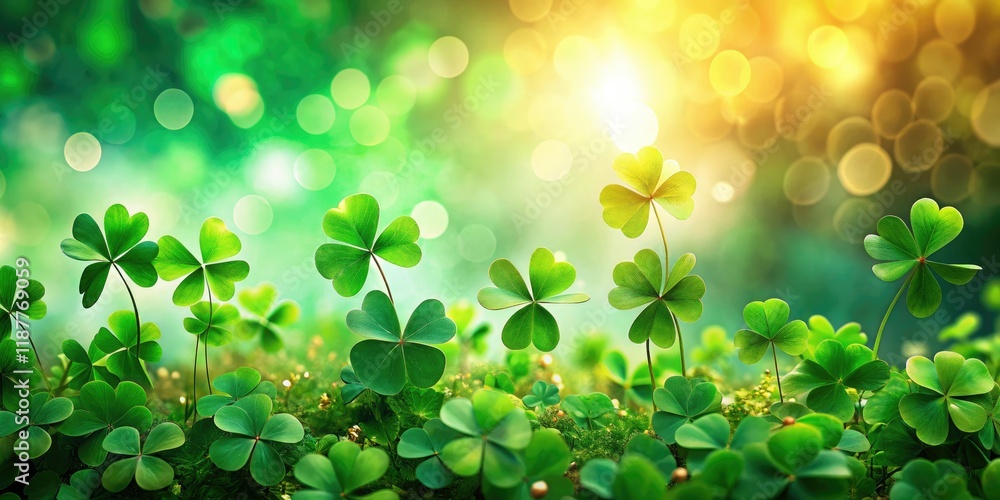 Celebrate St. Patrick's Day with this festive green shamrock background, perfect for spring holiday decorations. Celebrate St. Patrick's Day with this festive green shamrock background, perfect for spring holiday decorations.