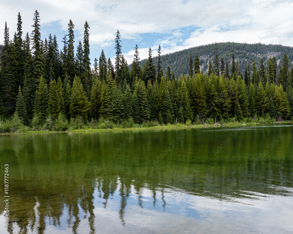 beautiful mountain Lightning Lake in the E.C. Manning Park British Columbia Canada beautiful mountain Lightning Lake in the E.C. Manning Park British Columbia Canada