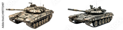 Two tanks are shown side by side photo