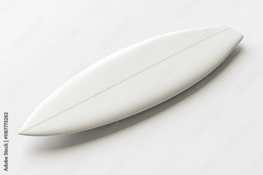 White surfboard isolated on white background. (9) White surfboard isolated on white background. (9)