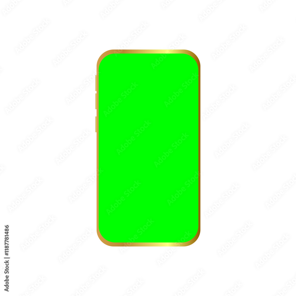 mobile phone device mockup with green screen chroma key blank display mobile phone device mockup with green screen chroma key blank display
