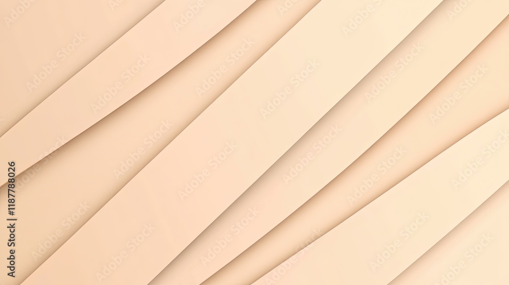 Obraz premium Abstract Beige Paper Layers Background
