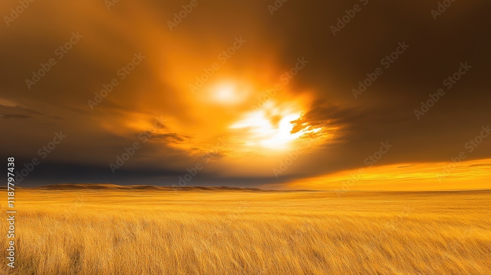 A field of golden wheat turning brown due to prolonged wet conditions. A field of golden wheat turning brown due to prolonged wet conditions.