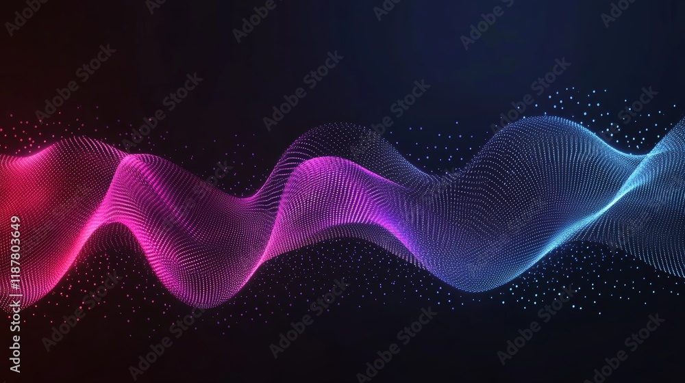 Fototapeta premium Abstract digital technology background. Innovation high-tech future, network connection, speed movement, AI, metaverse, communication, big data, data transfer, Network, cyber light trails.