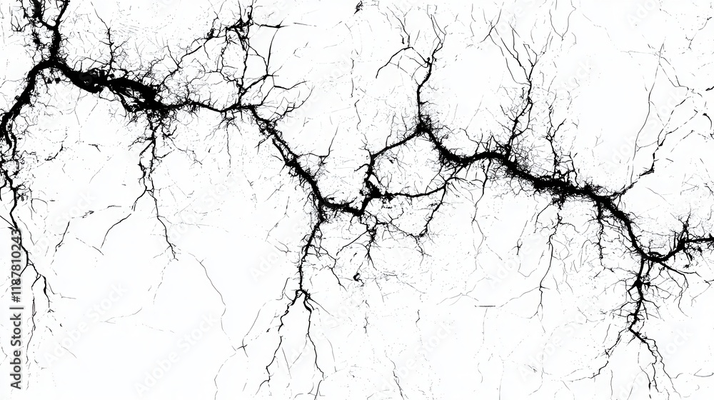 Obraz premium Intricate Cracked Earth Patterns